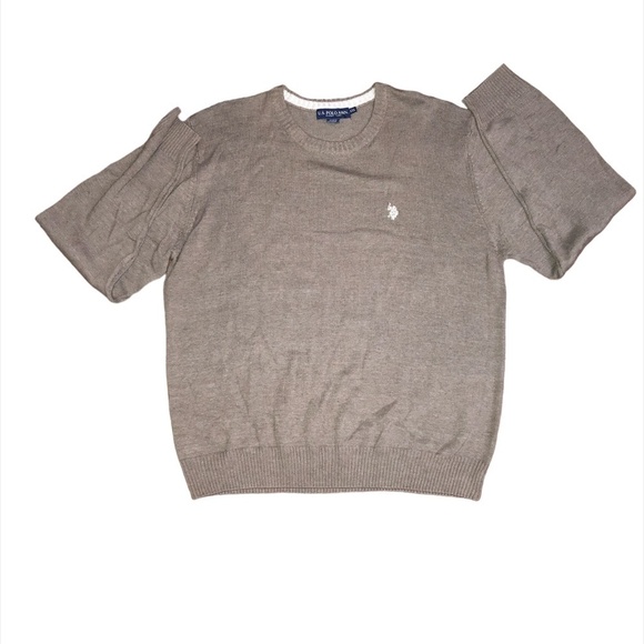 U.S. POLO ASSN. Sweater Men's Size XXL Tan Pullover Crewneck - Picture 1 of 10
